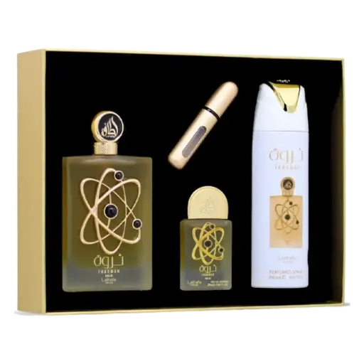 [ALL0066] Kit Perfume Femenino Lattafa Tharwah Gold EDP 100